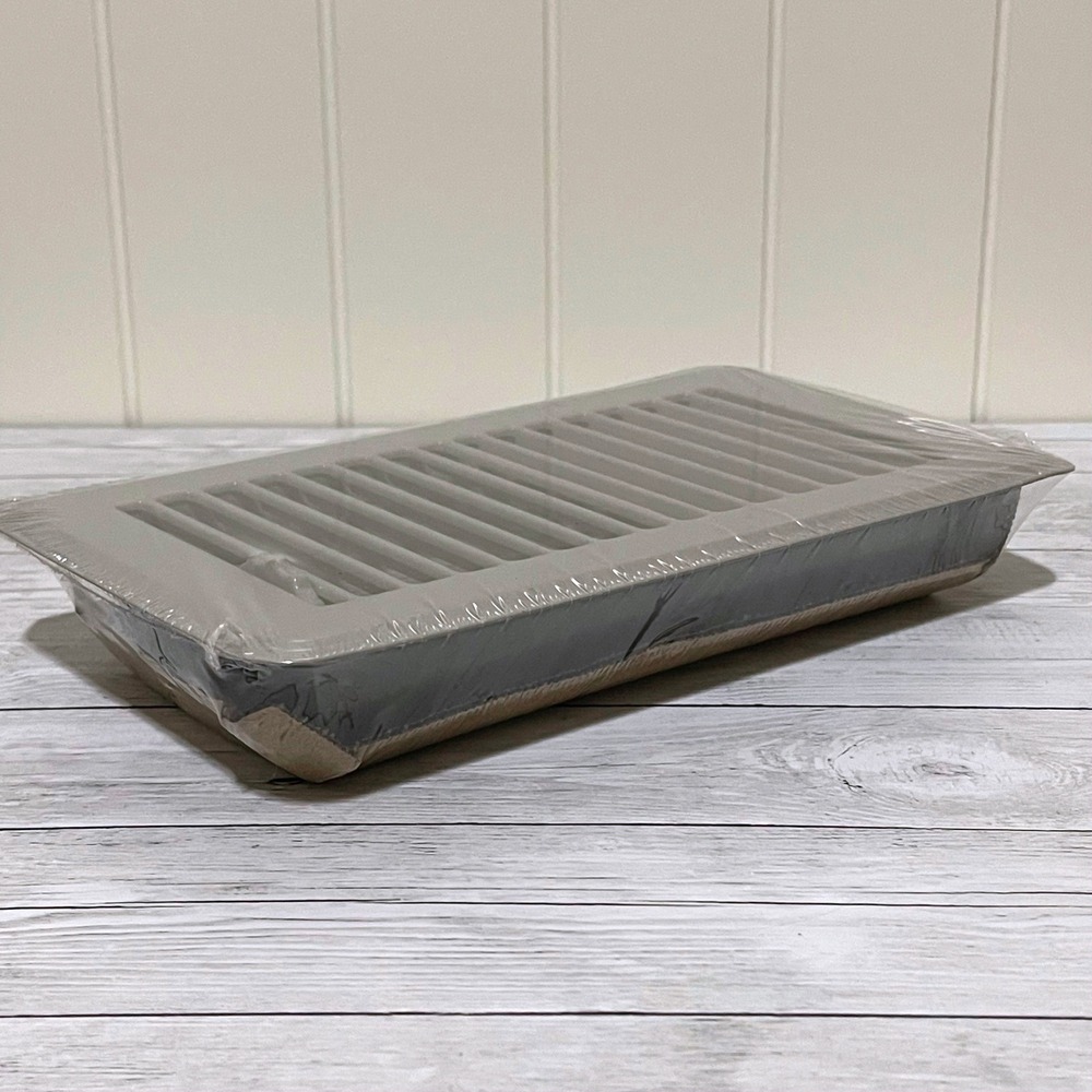 Modern Metal Floor Register Vent Cover 5.5 x 9.75 Louvered Adjustable - Picture 3 of 5